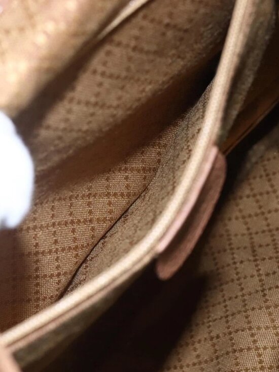 GUCCI Bamboo Backpack Suede Brown Gold 003 2058 0016 Auth 148819 main image 5
